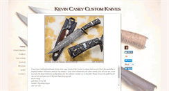 Desktop Screenshot of kevincaseycustomknives.com